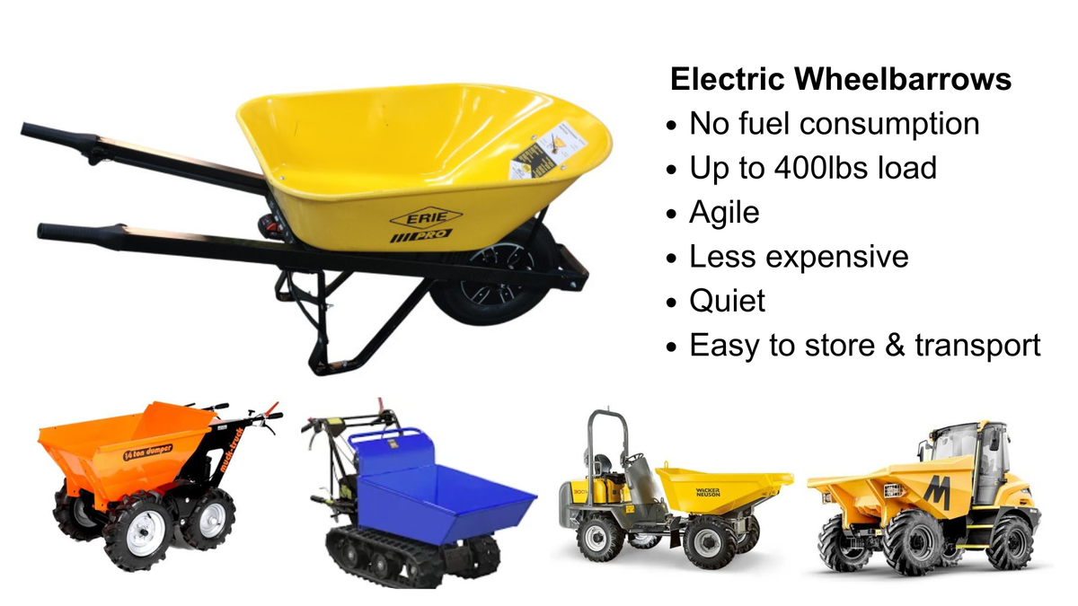 Electric Wheelbarrow vs. Mini Dumper: Which Is Right for Your Job?