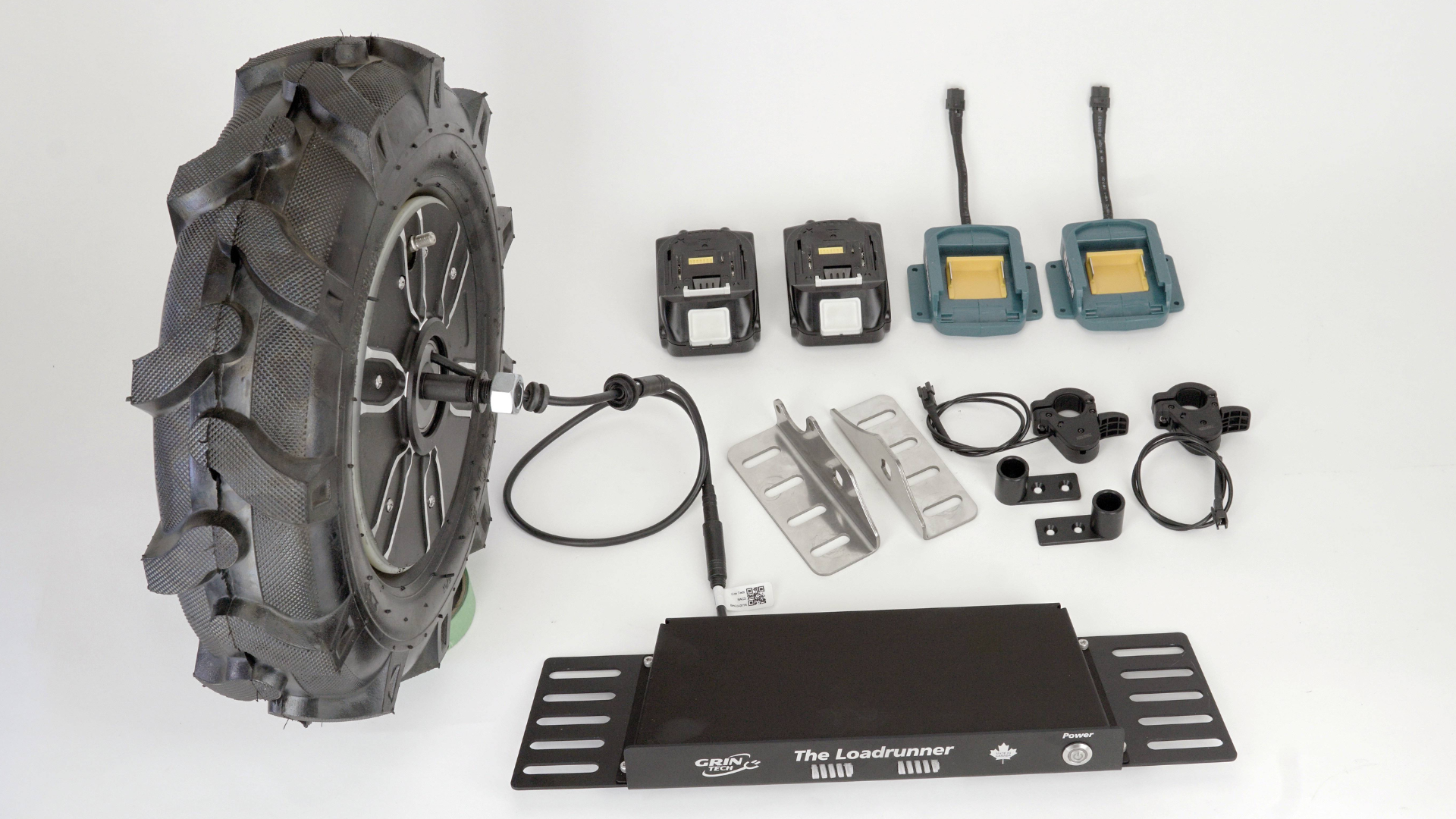 Loadrunner Electric Wheelbarrow Kit — Makita 18V Batteries