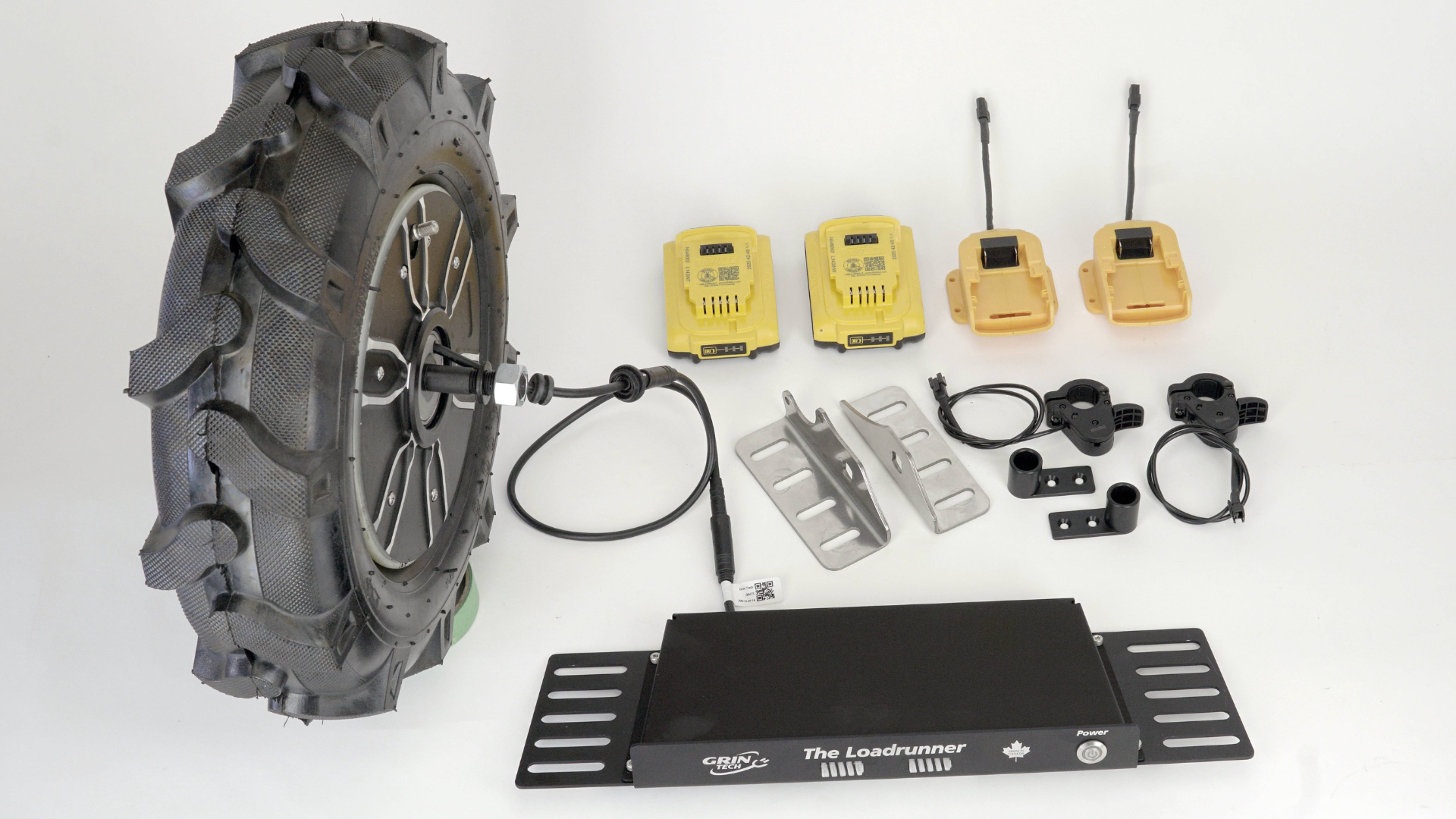 Loadrunner Electric Wheelbarrow Kit — DeWalt 18V Batteries