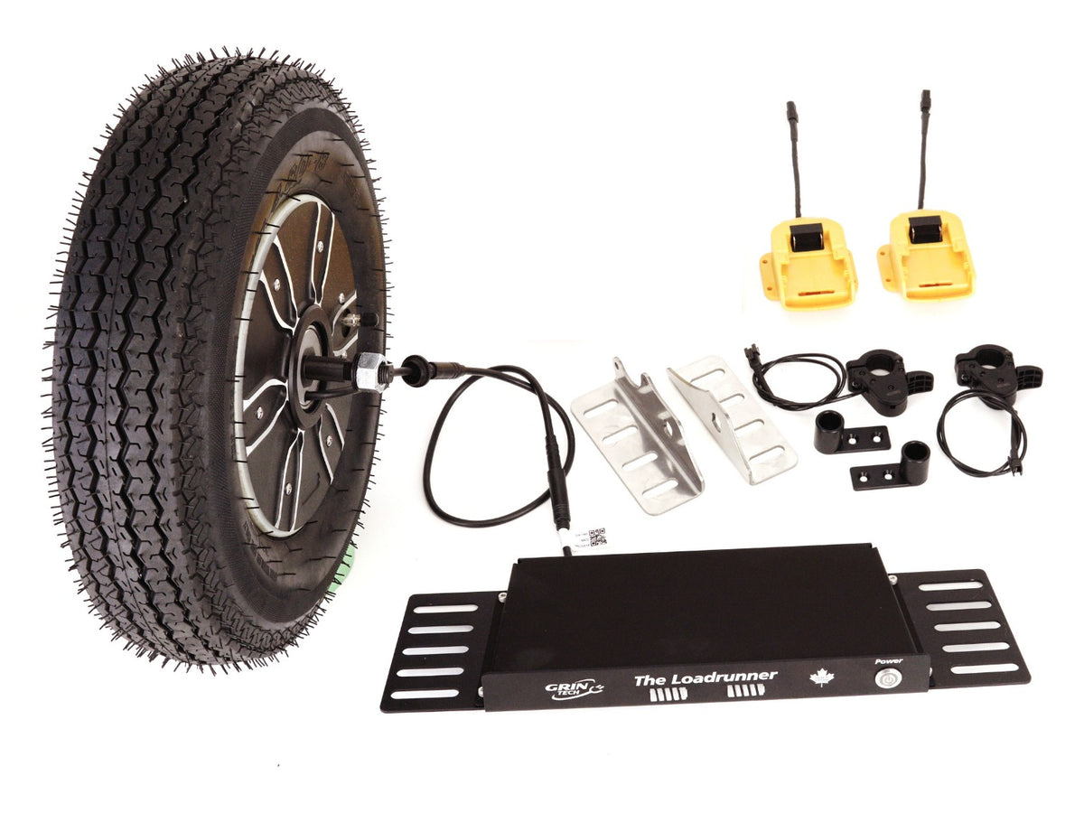 Loadrunner electric wheelbarrow kit for 18V power tool batteries