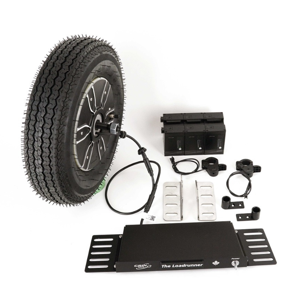 Loadrunner Electric Wheelbarrow Kit — 36V LiGo Batteries