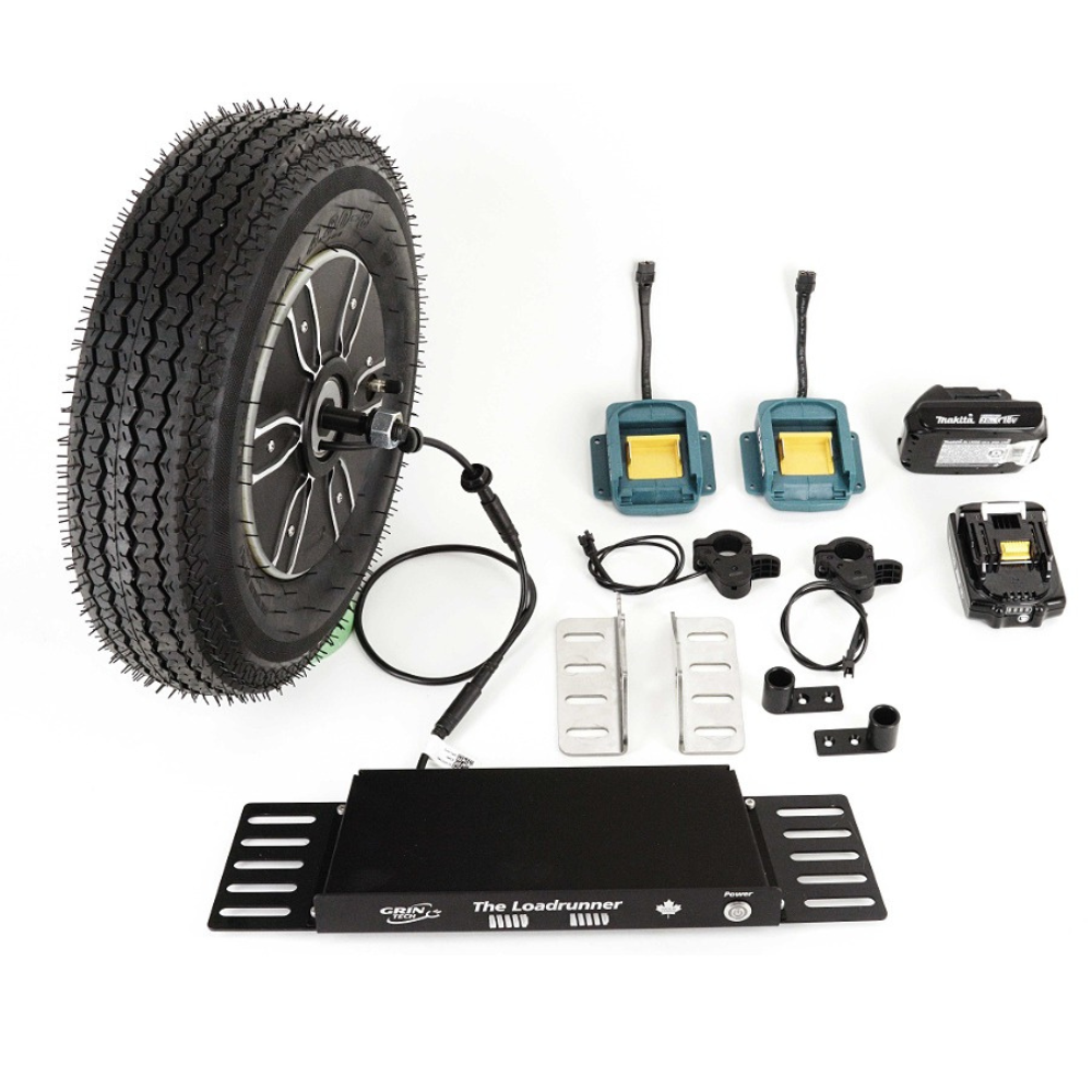Loadrunner Electric Wheelbarrow Kit — Makita 18V Batteries