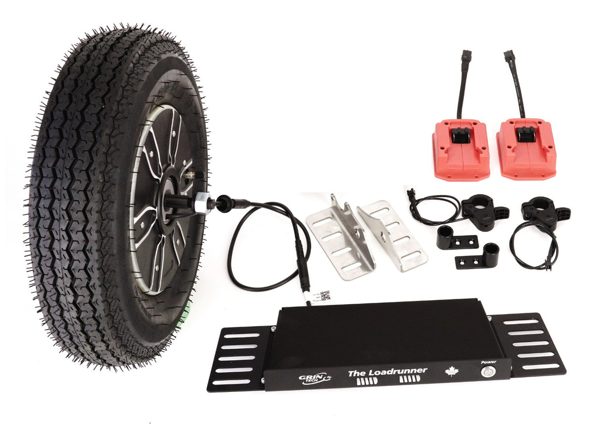 Loadrunner electric wheelbarrow kit for 18V power tool batteries