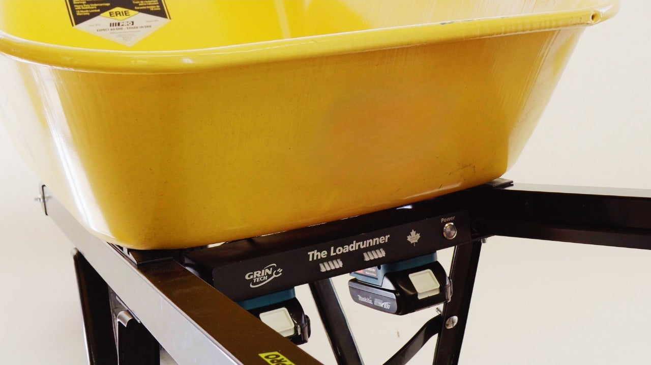 Loadrunner Electric Wheelbarrow Kit — Makita 18V Batteries