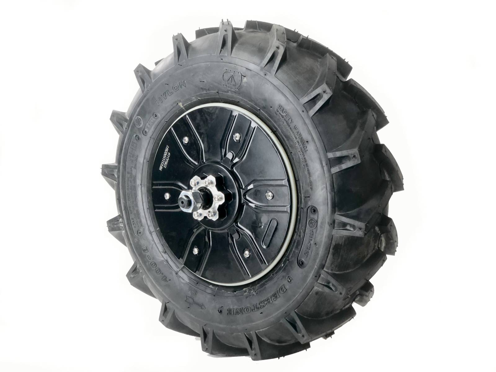 Geared Wheelbarrow Motor with Agricultural Tire