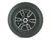 Geared wheelbarrow motor with regular tire